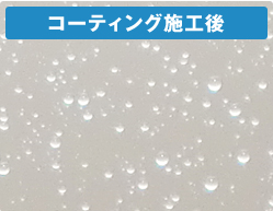 コーティング施工後 コーティング施工後